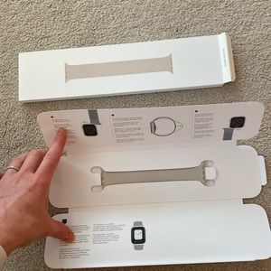 Apple Watch Band 41mm Starlight Solo Loop
